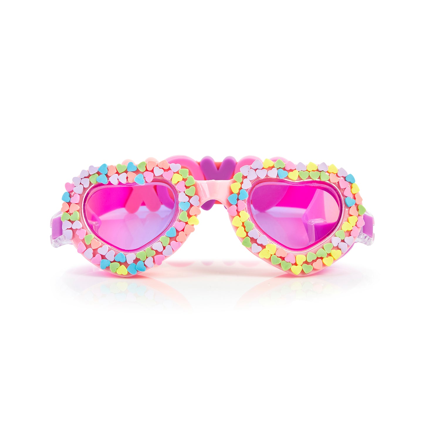 Be Mine Pastel Heart - Candy Hearts Swim Goggles