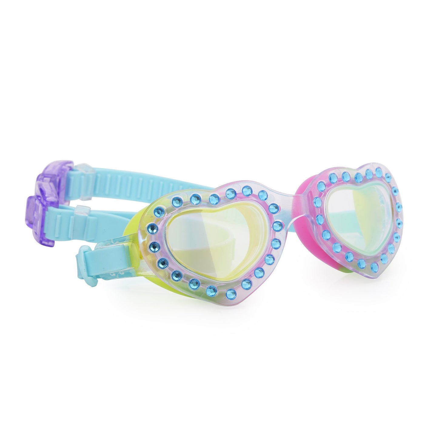I Love You Too Blue - Heart Throb Swim Goggles