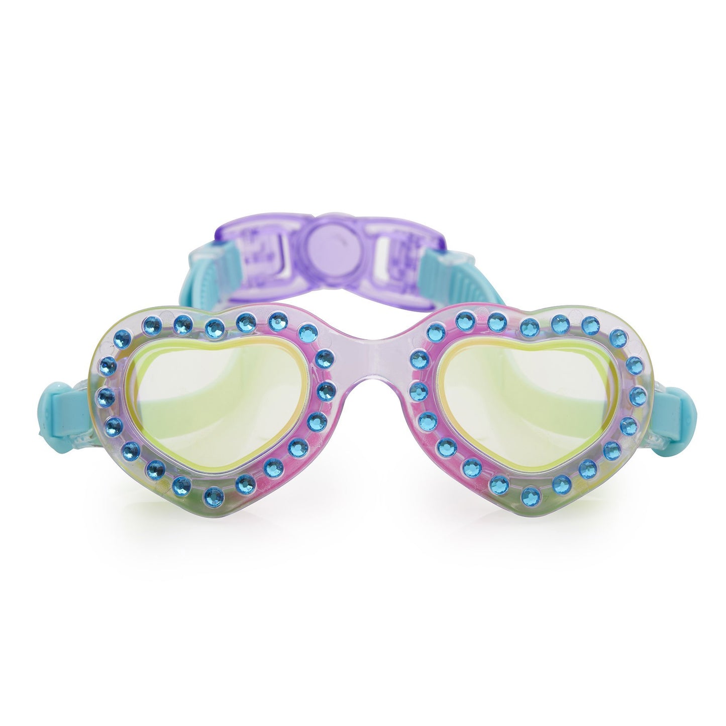 I Love You Too Blue - Heart Throb Swim Goggles