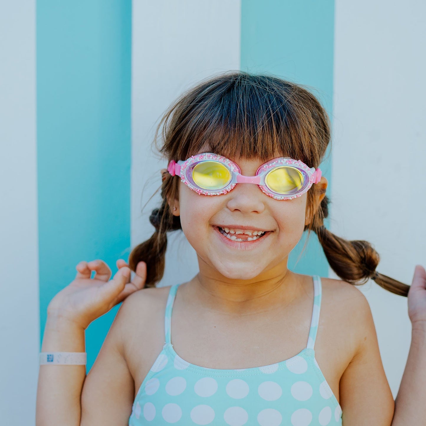 Party Pink - Funfetti Swim Goggles