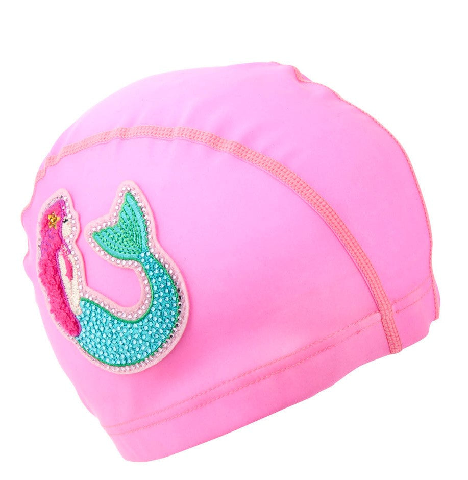 Pink Mermaid Swim Cap