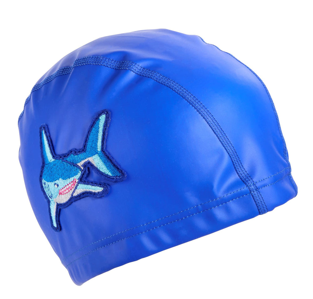 
                  
                    Shark Blue Swim Cap
                  
                