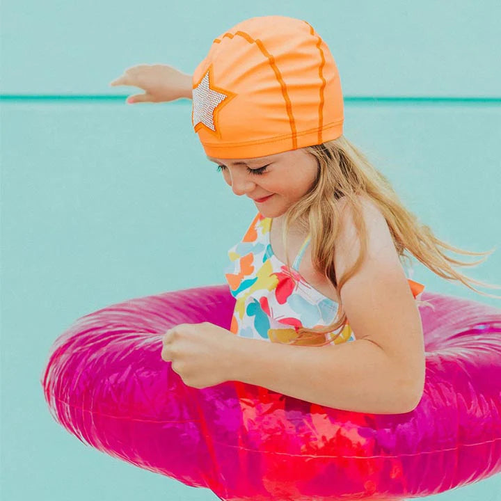 
                  
                    Coral Star Swim Cap
                  
                