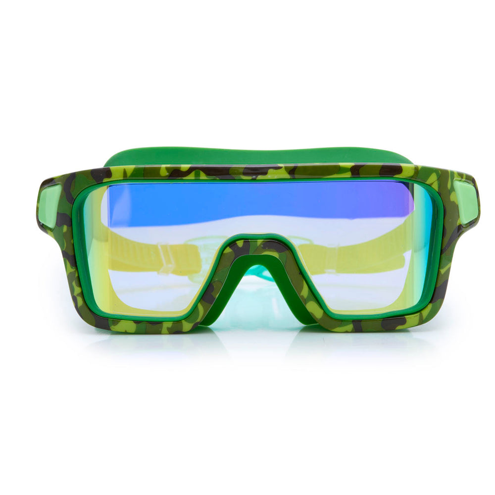 green swimming goggles Guerilla Green