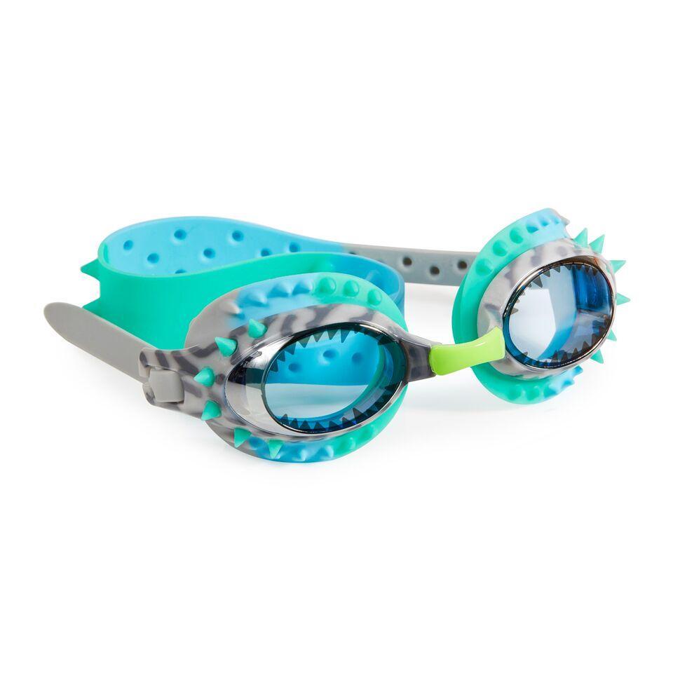 Raptor Blue Grey - Prehistoric Times Swim Goggles