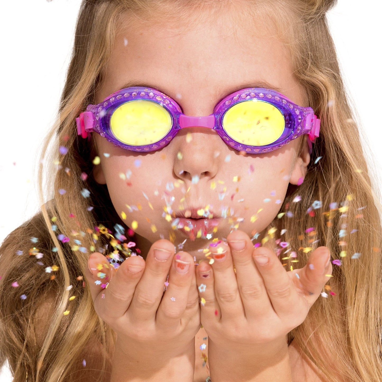 
                  
                    All That Glitters -  Amethyst Purple Swim Goggles
                  
                